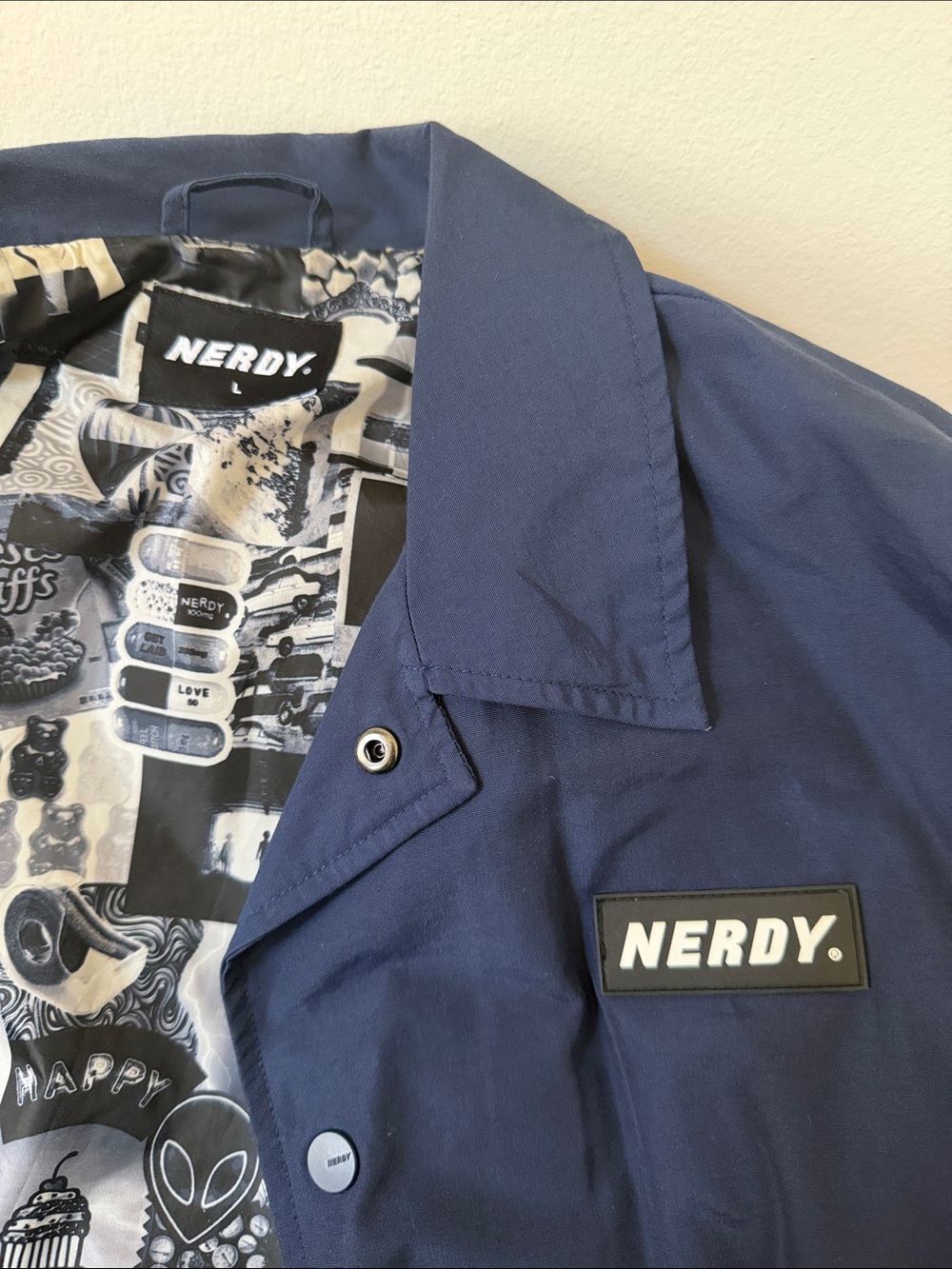 NERDY Street Couture Korean Coach Jacket